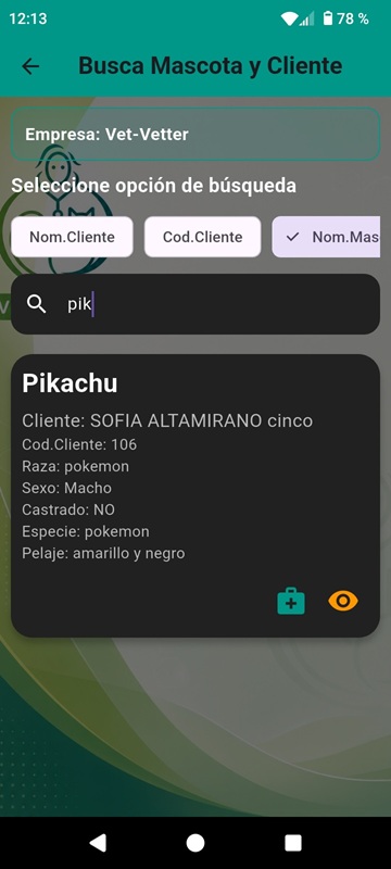 Búsqueda de Mascotas