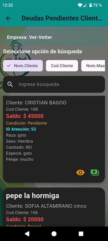 Reporte Deudas